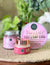Floral Indulgence Trio – Strawberry Cleansing Balm + Rose Walnut Scrub + Rose Petal Face Pack