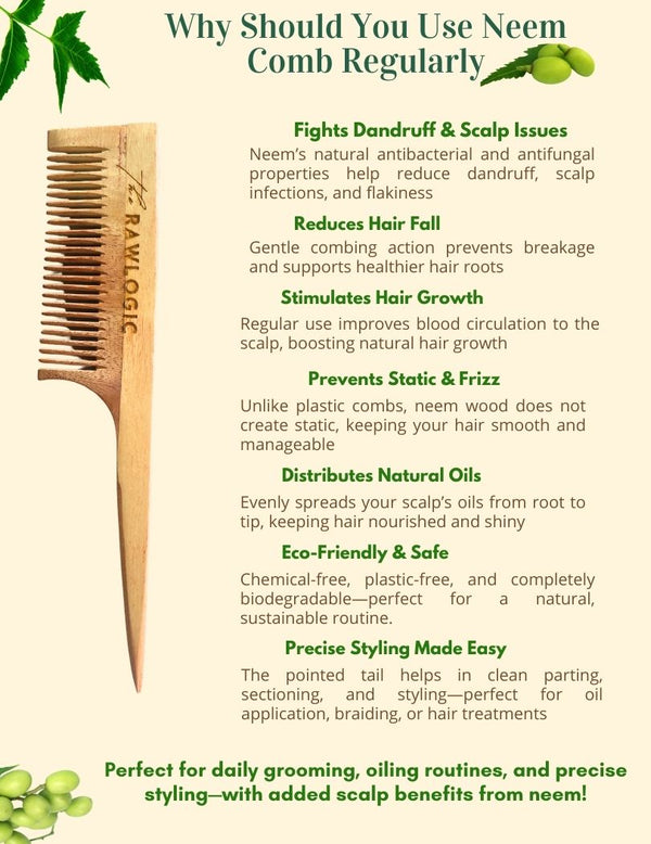 why should you use neem comb regularly