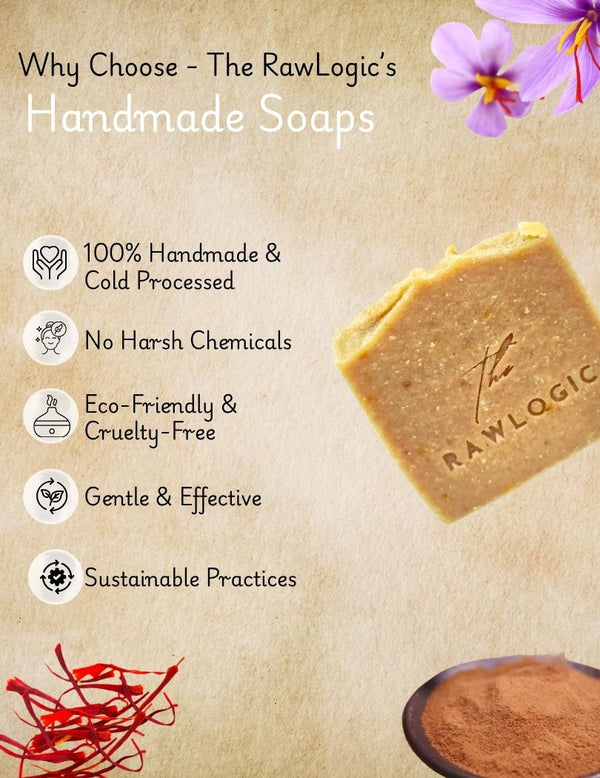Why choose The RawLogic – Handmade, clean beauty, cold processed, made for glowing skin