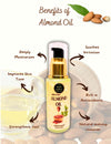 Benefits f almond oil for skin,body and hair the rawlogic