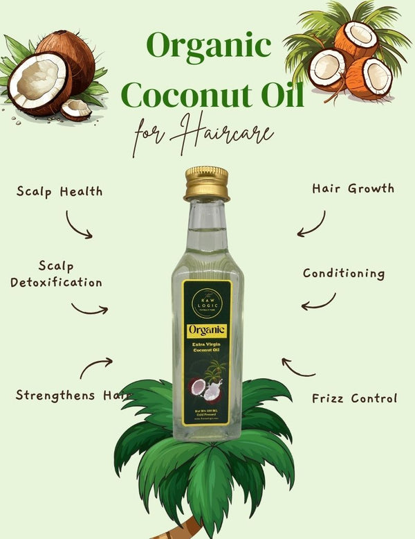 Haircare Benefits of The RawLogic Coconut Oil for Strong, Healthy Hair