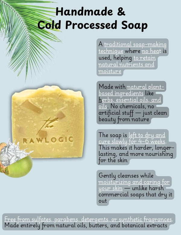 Cold process method – Traditional handmade soap technique used by The RawLogic