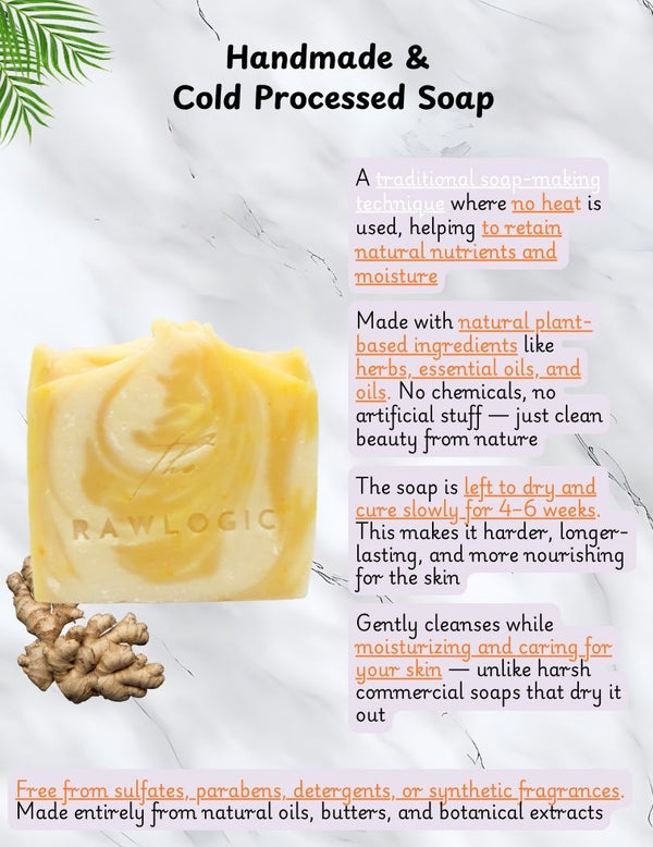Cold process soap method – Natural handmade bar preserving nutrients and oils