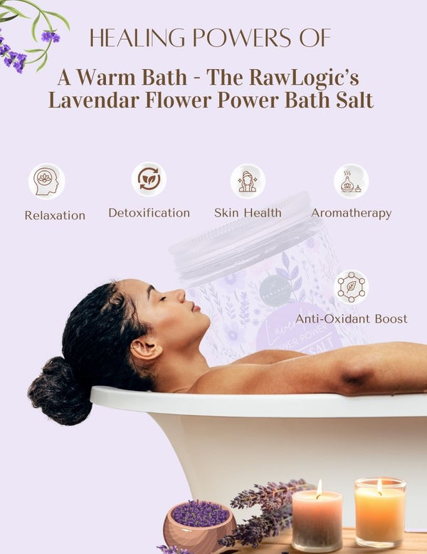 Lavender Relax Duo – Rose & Walnut Scrub + Lavender Bath Salt