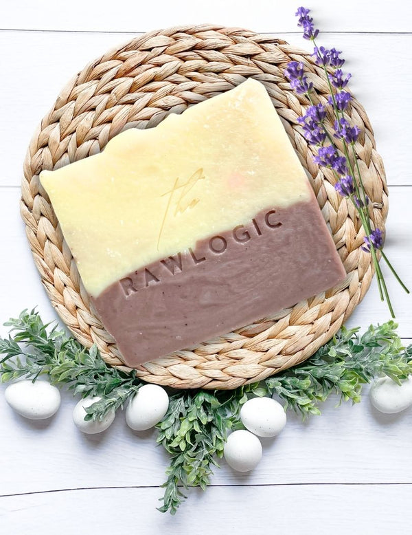 Handmade Lavender Sleep Soap Bar with rich lather