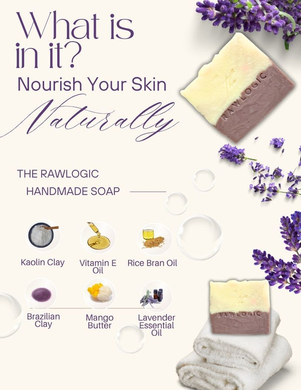 Natural ingredients list for Lavender Sleep Bar