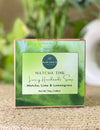 The RawLogic Matcha Tea & Lemongrass Bar – Handmade Cold Process Soap for Detoxifying & Refreshing Skin