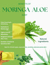 Key benefits of Moringa Aloe Soap – fights acne, hydrates skin, evens tone, and boosts radiance for a healthy glow.