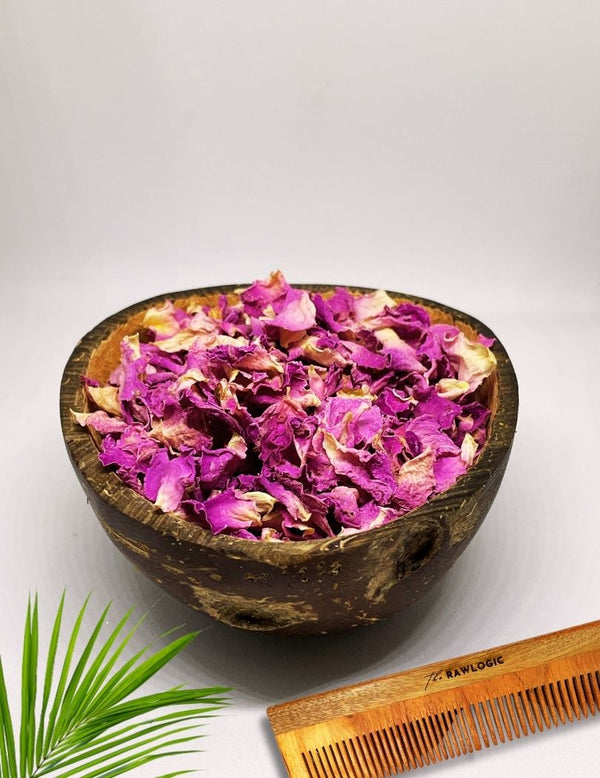 Detailed close-up of Rawlogic Coconut Bowl showcasing the natural texture and craftsmanship of each eco-friendly, handmade bowl