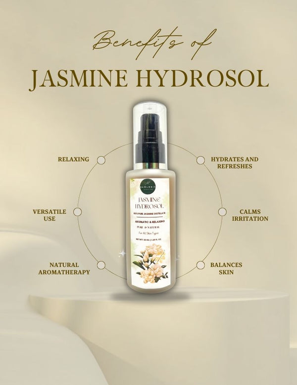 Benefits of Rawlogic Jasmine Hydrosol – Hydrates, Soothes, and Revitalizes Skin & Hair