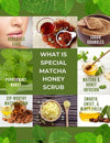 Special Features of Rawlogic Matcha Honey Lip Scrub - Gentle Exfoliation & Deep Nourishment