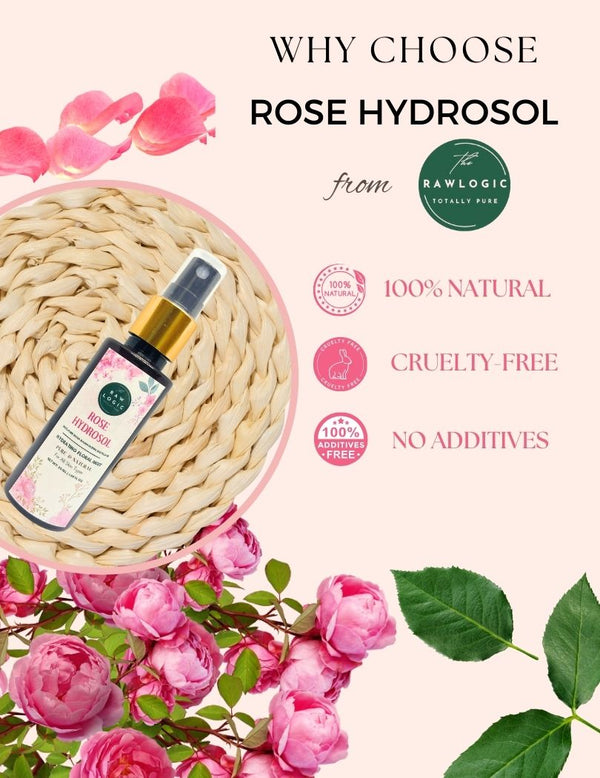 Why Choose Rawlogic Rose Hydrosol – Natural, Gentle, and Effective for All Skin Types