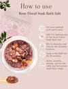 Easy guide on how to use RawLogic Rose Bath Salt for a rejuvenating and aromatic bath experience