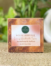Saffron & Sandalwood Luxury Bar – Royal Glow Cold Process Soap with Infused Saffron, Sandalwood & Rose EO