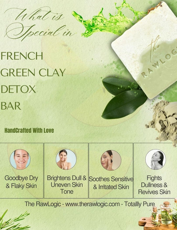 What's Special About The RawLogic French Green Clay Detox Soap