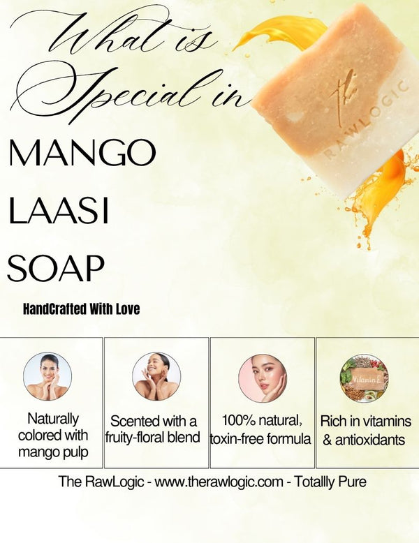 What’s special – Real mango pulp, tropical aroma, and handmade cold process technique