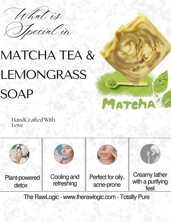 What makes this soap special – antioxidant-rich matcha, green clay detox, handmade & vegan