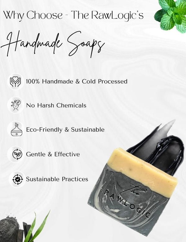 Why The RawLogic handmade soaps are better – clean ingredients, cold process, skin-safe formulas
