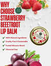 Why choose The Rawlogic’s Strawberry Beetroot Lip Balm – 100% natural, cruelty-free, and toxin-free lip care