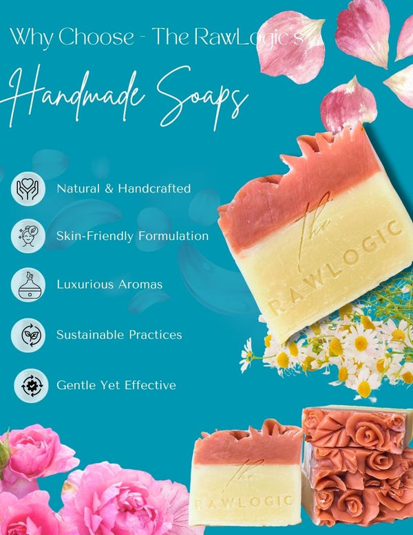Why choose Rose Luxe Soap by Raw Logic – handmade & pure