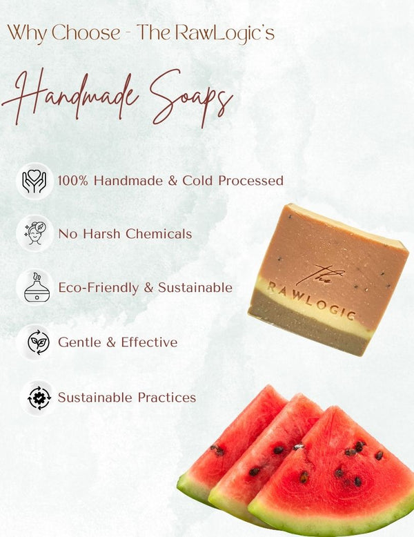 Why choose The RawLogic – clean, natural, skin-safe handmade cold process soaps