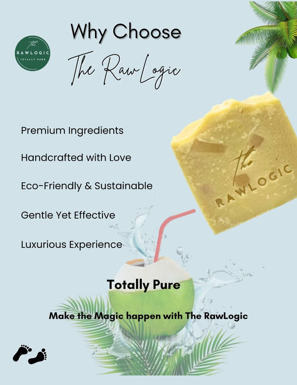 Why choose The RawLogic – Handmade, cold processed, clean skincare without harmful additives