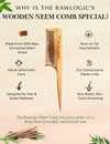 Benefits of choosing Rawlogic handmade neem comb for natural hair care
