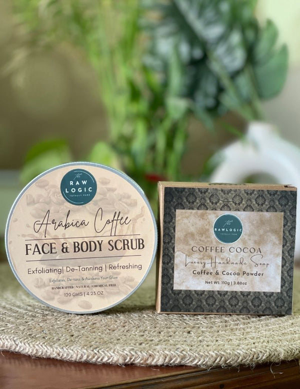 Coffee Detox Duo – Coffee Soap + Coffee Scrub