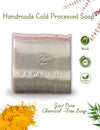 Handmade Herbal Soap with Neem Leaves and Basil – Rustic Display
