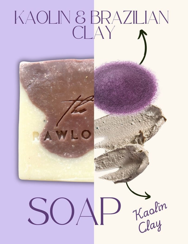 Soap Displayed with Kaolin, Brazilian Clay & Essential Oils