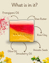 Natural Ingredients in RawLogic Strawberry Rose Soap