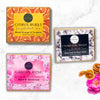 The Rawlogic Handmade Natural Soap Combo | (Rose Clay, Lemon Turmeric & Charcoal Goat Milk)