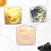 The Rawlogic Handmade Natural Soap Combo | (Rose Clay, Lemon Turmeric & Charcoal Goat Milk)