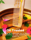 why is neem wooden comb oil treated