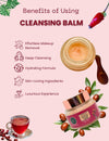 Floral Indulgence Trio – Strawberry Cleansing Balm + Rose Walnut Scrub + Rose Petal Face Pack 