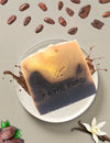 Coffee & Cocoa Scrub Bar – Handmade exfoliating soap with coffee grounds and cocoa