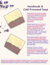 Traditional cold-process handmade soap being poured
