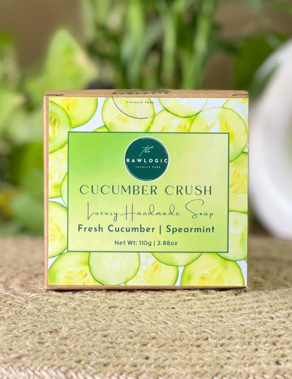 Cucumber Crush & Soapy Party (Beer + Charcoal) soap bar – nourishing herbal soap.