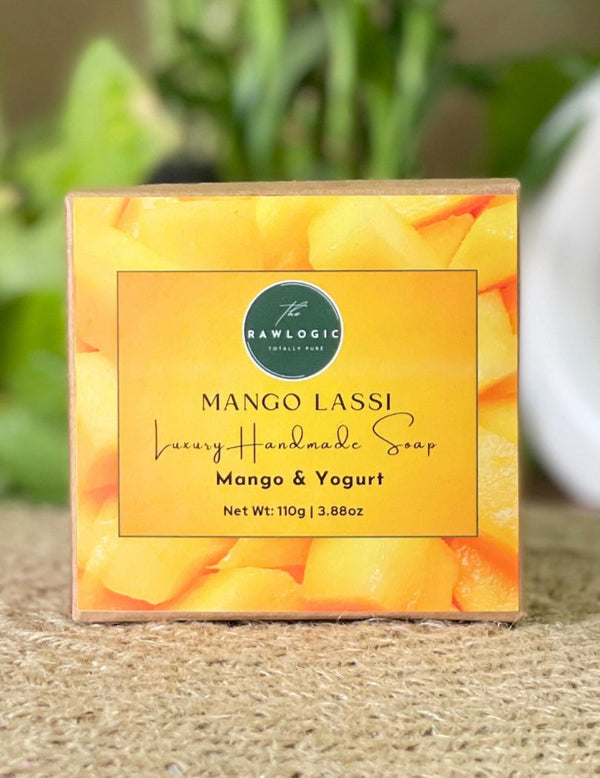 Individual soap from Fruity Indulgence Soap Pack | Orange Cinnamon, Blueberry & Mango Lassi | Each 90 gms X 3 – crafted for natural glow and care.