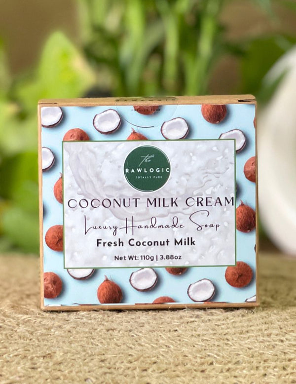 Coconut Milk soap bar – natural handmade skincare.