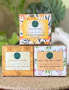 Healing Therapy Soap Pack | Calendula & Chamomile, Potato & Rice, Multani Mitti & Rosewater | Each 90 gms X 3 â handmade herbal soap combo with Calendula & Chamomile, Potato & Rice, Multani Mitti & Rosewater.