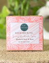 Individual soap from Luxury Floral & Fruity Soap Pack | Floral Fusion, Silky Sushie & Himalayan Rhubarb Rose | Each 90 gms X 3 – crafted for natural glow and care.