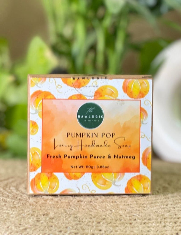 Individual soap from Indulgence Soap Pack | Coffee Cocoa, Coco Fresh (Tender Coconut & Mogra) & Pumpkin Pop | Each 90 gms X 3 – crafted for natural glow and care.