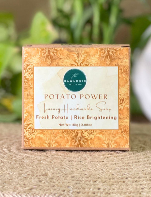 Potato & Rice soap bar – nourishing herbal soap.