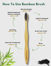Step-by-step guide on using Rawlogic Bamboo Toothbrush to brush your teeth for a cleaner, fresher mouth after every use