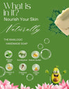  Ingredient highlight – Avocado puree, spirulina, Peppermint, Spearmint, and nourishing oils