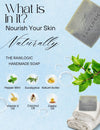 Ingredients – Peppermint, eucalyptus, indigo, titanium dioxide, saponified oils