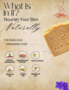 Key ingredients – Saffron-infused oil, sandalwood powder, rose EO, olive and coconut oils