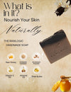 Top ingredients – Vanilla EO, honey, oat flour, and skin-loving oils in cold process soap