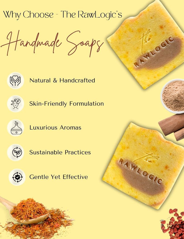 Why choose The Rawlogic’s natural Ayurvedic ubtan soap for glowing skin